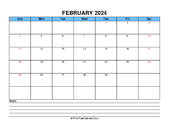 february 2024 editable calendar