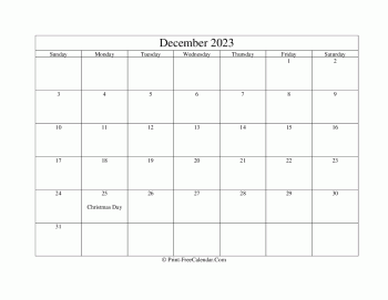 december 2023 editable calendar with holidays