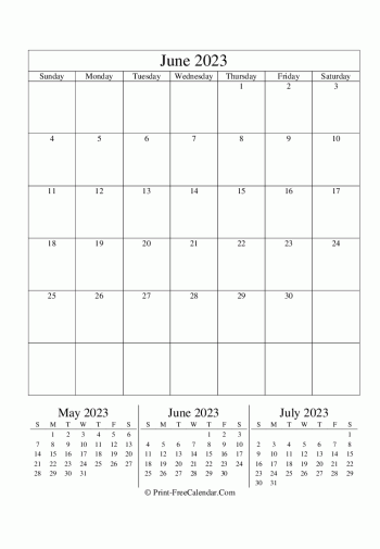 editable calendar june 2023 portrait layout
