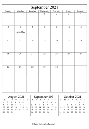 editable calendar september 2021 (portrait layout)