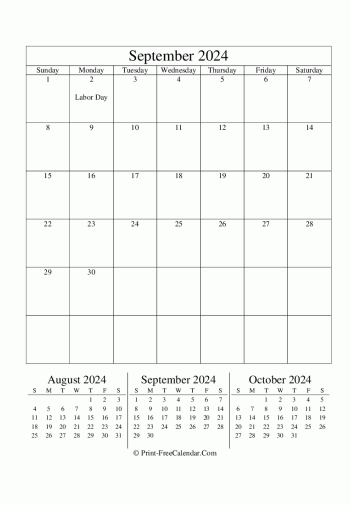 editable calendar september 2024 portrait layout