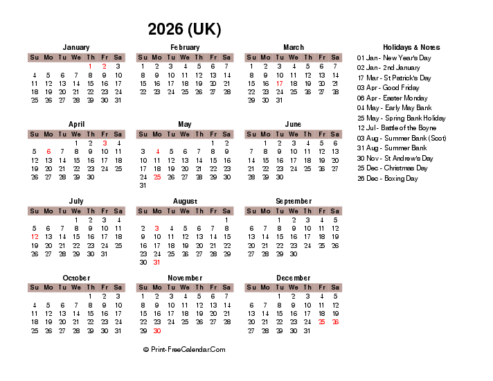 Bank Holidays In 2026 Uk Bank Holidays In 2026 Uk